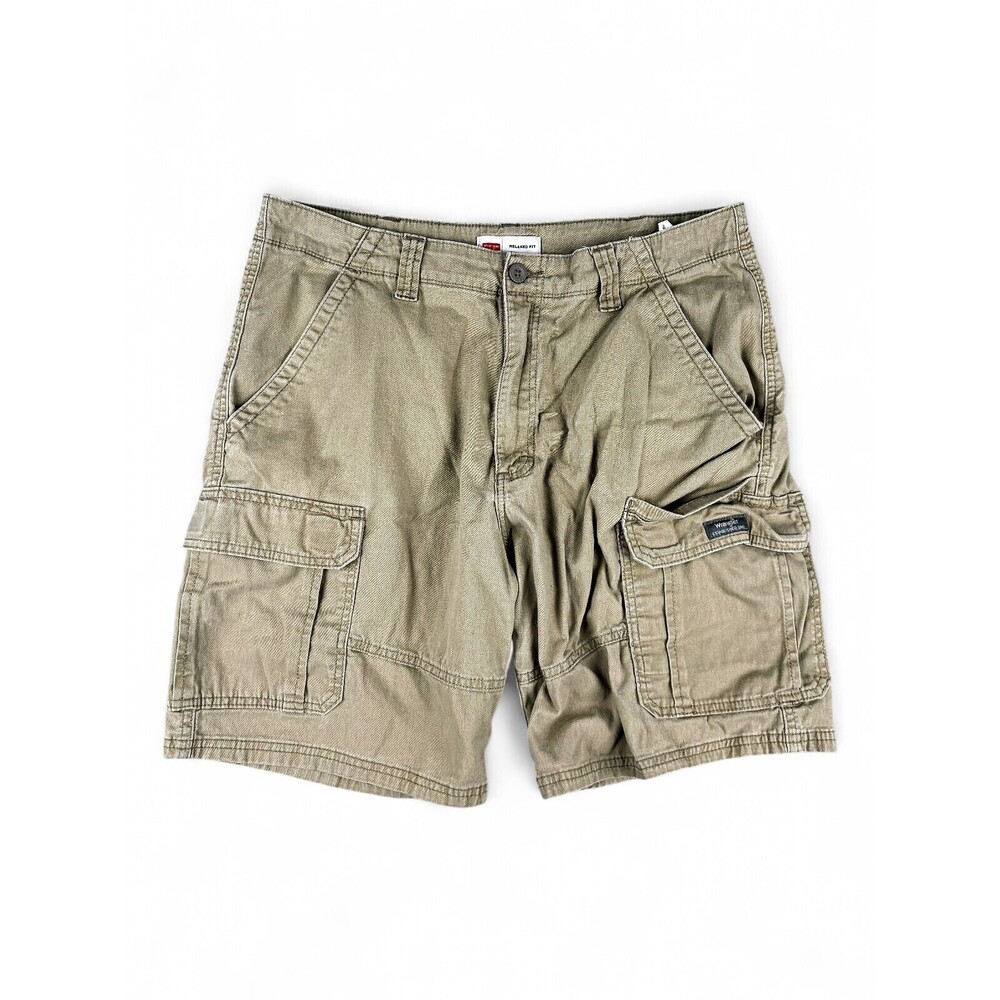 Wrangler Men's Relaxed Fit Cargo Shorts 36 Khaki
